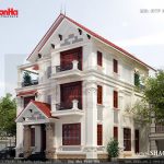 Mẫu biệt thự kiểu hiện đại 3 tầng