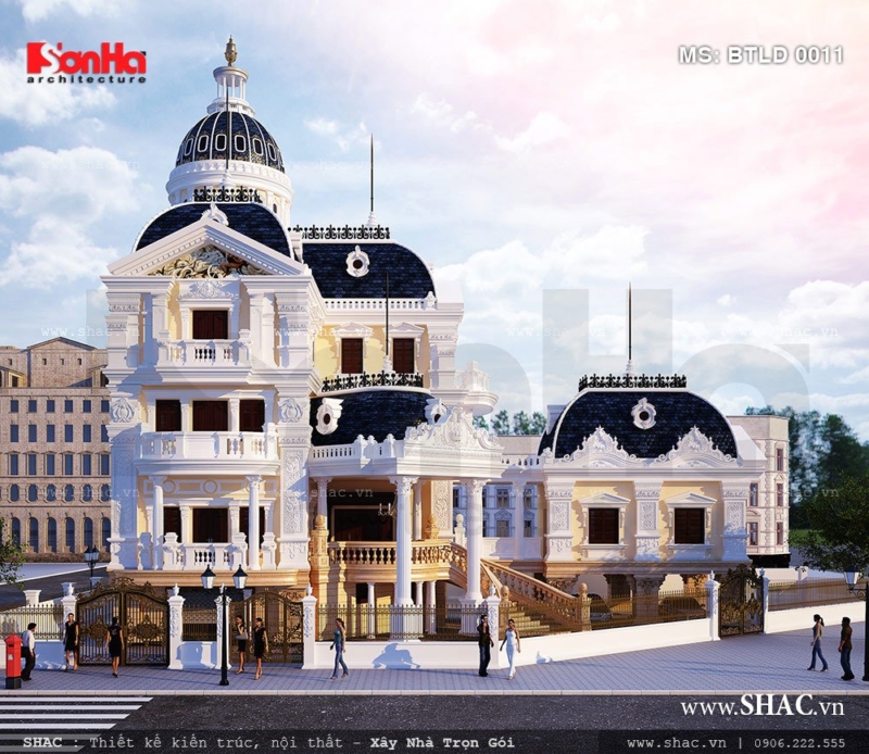 Biệt thự lâu đài kiểu pháp BTLD 0011