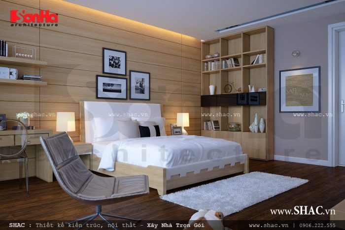 Phòng ngủ nhẹ nhàng, phòng ngủ đẹp, Thiết kế phòng ngủ, nội thất phòng ngủ