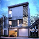 Thiết kế nhà phố hiện đại, nhà phố kiến trúc hiện đại