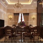 Nội thất phòng ăn đẹp kiểu Pháp