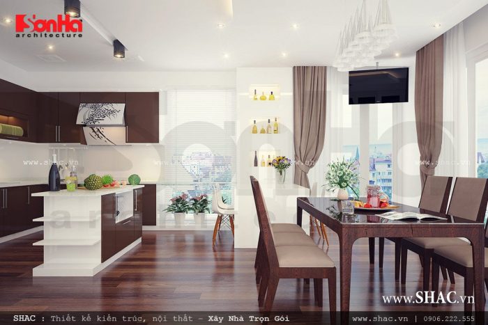 phòng ăn đẹp, phòng bếp đẹp, nội thất phòng ăn hiện đại, thiết kế nội thất phòng ăn