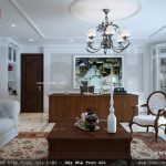 Nội thất phòng khách cổ điển đơn giản