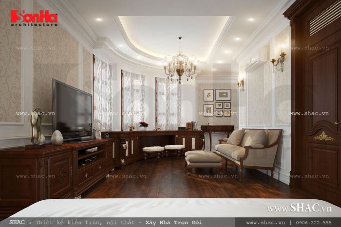 Nội thất phòng ngủ rộng