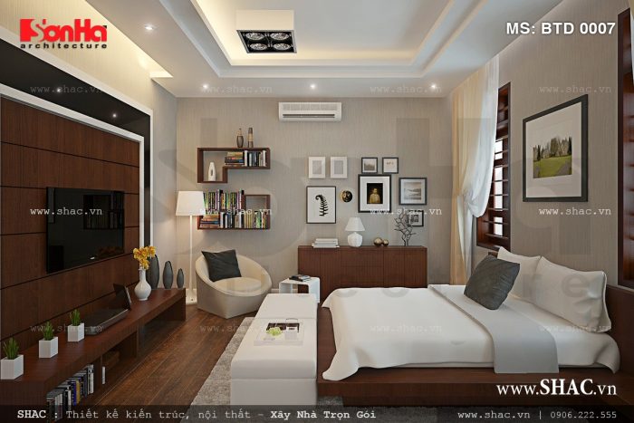 Nội thất phòng ngủ yên tĩnh