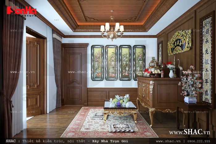 Nội thất phòng thờ đẹp
