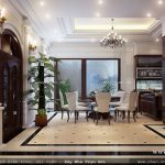 Phòng ăn đẹp của biệt thự