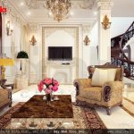 Phòng khách cổ điển sang trọng và đẳng cấp