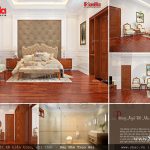 Phòng ngủ đẹp với nội thất gỗ