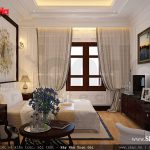 Phòng ngủ kín đáo cho biệt thự Pháp