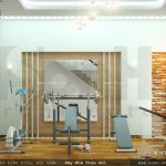thiết kế phòng gym cho gia đình, phòng tập thể hình tại nhà
