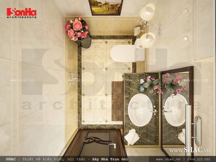 Biệt thự Pháp 4 tầng diện tích 9m x 17m - BTP 0017 2