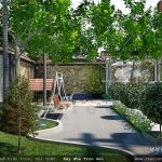 Sân vườn đẹp cho biệt thự
