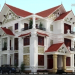 Thiết kế biệt thự hiện đại 3 tầng