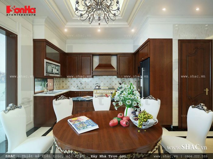 Biệt thự Pháp 4 tầng diện tích 9m x 17m - BTP 0017 1