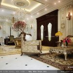Thiết kế nội thất cổ điển cho phòng khách biệt thụ Pháp