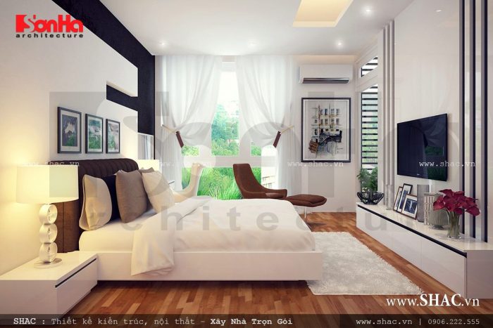 thiết kế nội thất phòng ngủ đẹp, phòng ngủ hiện đại