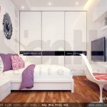 phòng ngủ đẹp, phòng ngủ màu trắng đẹp, nội thất phòng ngủ hiện đại