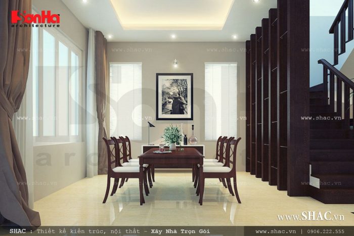 Thiết kế phòng ăn đơn giản