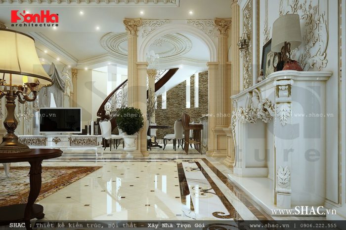 thiết kế phòng khách sang trọng, phòng khách cao cấp, phòng khách đẹp