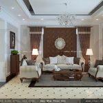 thiết kế phòng khách sang trọng