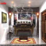 Phòng thờ đẹp, nội thất phòng thờ đẹp truyền thống. Mẫu phòng thờ á đông