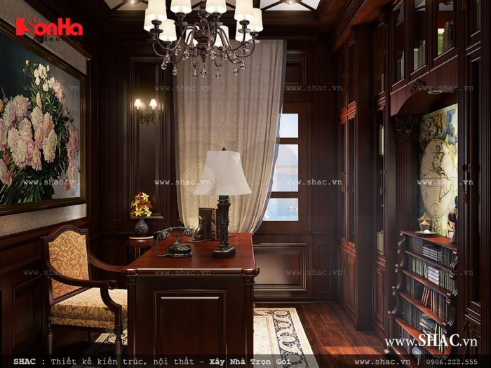 Biệt thự Pháp 4 tầng diện tích 9m x 17m - BTP 0017 5