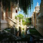 Mẫu tiểu cảnh sân vườn của biệt thự đẹp