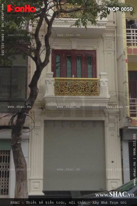 Nhà phố 5 tầng kiểu Pháp