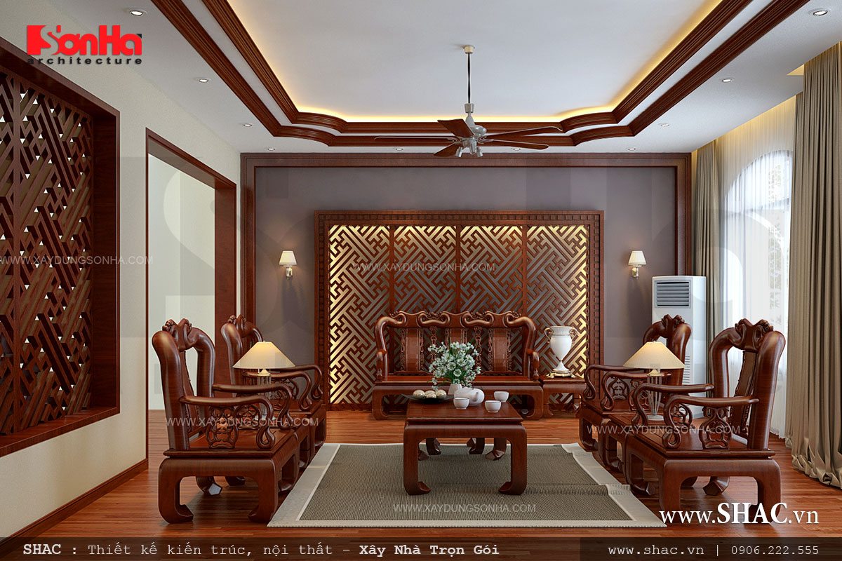 Sofa gỗ Tràm được biết đến là sản phẩm có chất lượng và độ bền cao. Với vẻ đẹp đơn giản và tinh tế của sofa gỗ Tràm, tạo điểm nhấn cho không gian phòng khách. Với màu sắc tự nhiên và kết cấu mềm mại, giúp bạn có được sự thoải mái và an tâm khi thư giãn hoặc thậm chí nhận khách trong phòng khách.