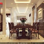 bàn ghế gỗ cổ điển cho phòng ăn