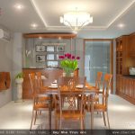 Bàn ghế gỗ cho phòng ăn