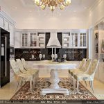 Mẫu bếp ăn tân cổ điển đẹp