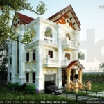 Biệt thự 3 tầng kiểu Pháp