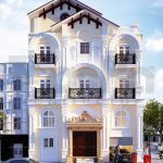 Mẫu biệt thự kiểu Pháp 4 tầng