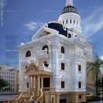 Mẫu biệt thự 5 tầng kiểu lâu đài Pháp