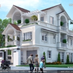 Mẫu biệt thự hiện đại 3 tầng đẹp