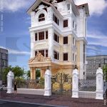 Mẫu biệt thự kiến trúc Pháp đẹp