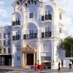 Mẫu biệt thự kiểu Pháp 4 tầng