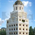 Biệt thự lâu đài kiểu pháp 6 tầng