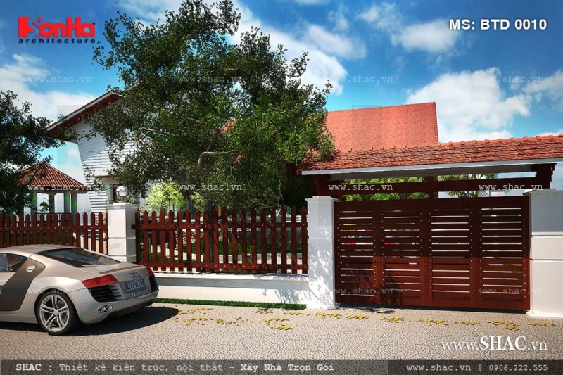 Mẫu biệt thự sân vườn đẹp