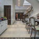 Cách bố trí công năng tầng 1 của biệt thự