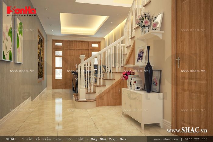 Cách bố trí tầng 1 nhà ống nhà lô