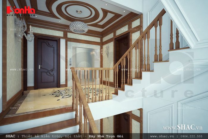 Thiết kế cầu thang gỗ đẹp