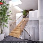 Mẫu cầu thang nhà ống đẹp