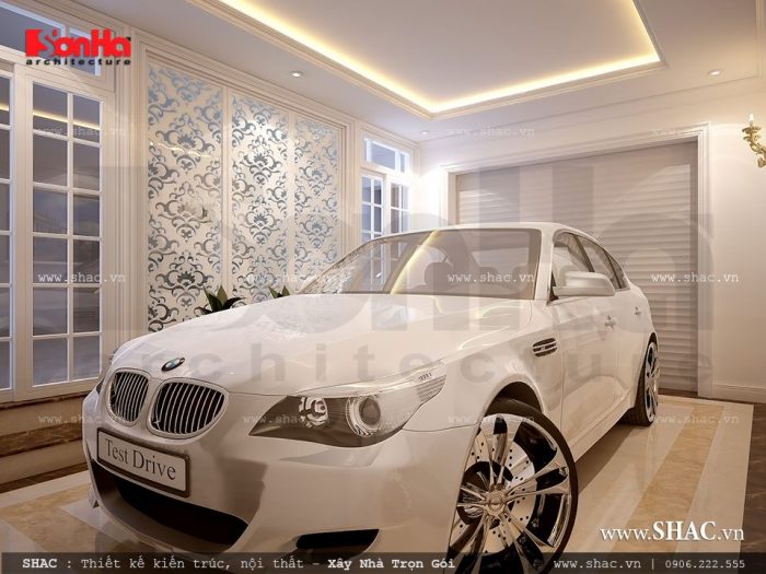 Thiết kế gara để xe nhà phố