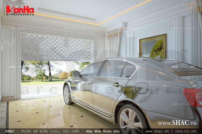 Thiết kế gara để xe ô tô