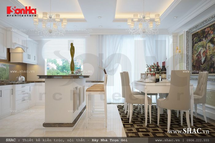 Không gian bếp ăn đẹp