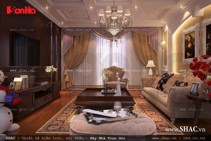 Phòng khách cổ điển