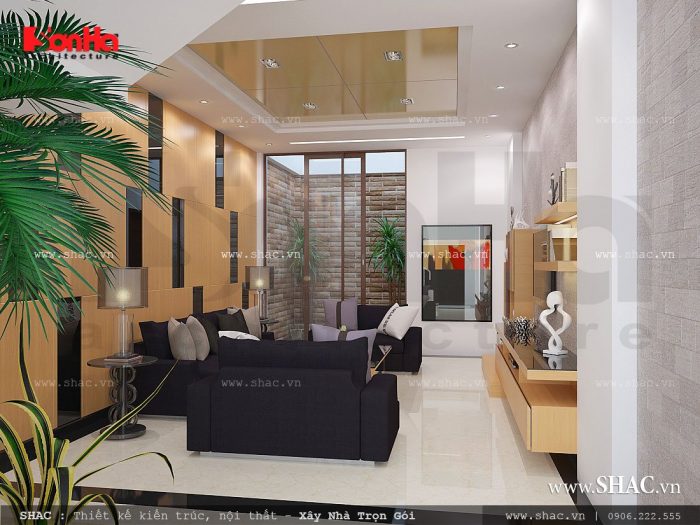 Không gian phòng khách hiện đại